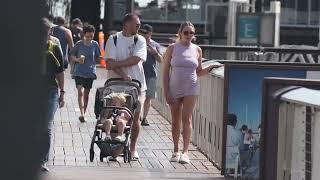 Charlotte Crosby and fam out in cairns