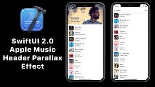 SwiftUI 2.0 Apple Music Header Animation [ Parallax Effect ] - SwiftUI Parallax Effect - SwiftUI 2.0