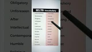 Boost Your IELTS Score | Advance Vocabulary | Ielts Vocabulary | Advance English