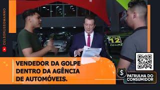 VENDEDOR DA GOLPE DENTRO DA AGÊNCIA DE AUTOMÓVEIS