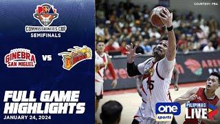 Brgy. Ginebra vs. San Miguel semis G1 highlights | PBA Season 48 Commissioner's Cup - Jan. 24, 2024