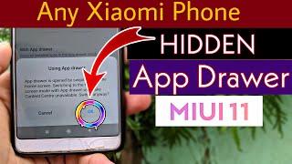 Enable Hidden App Drawer On Any Xiaomi Phone || MIUI 11