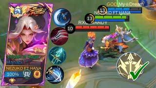 Hanabi New Best Build & Emblem Critical Damage 2025 | Top Global Hanabi | MLBB