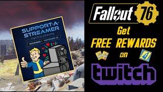 Get FREE REWARDS By Watching Twitch! - Fallout 76