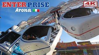 Lunapark Tredicino Giostre 2023  ENTERPRISE Offride | Lunapark 4k