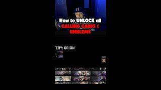 HOW TO INSTANTLY UNLOCK ALL CALLING CARDS & EMBLEMS (MW2)