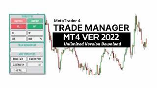 Forex Trade Manager MT4 - Unlimited Version Download