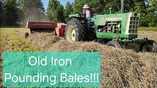 Baling Hay Like It's 1980 Something!!!