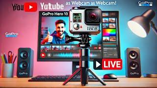 Setap to obs studio webcam gopro 10 live stream vlogs #vlog #video