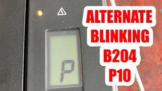 CANON G2010 G3010 G4010 ALTERNATE BLINKING P10 B204 ERROR | GJR Printer Repair