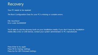 How to fix “Your PC needs to be repaired. Error code: 0xc000014c“ problem?