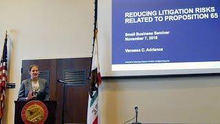 Reducing Litigation Risks related to Prop 65 #Prop65