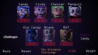 FNAC:R Modded Custom Night: 7/25 Mode Complete (8% Power Remaining - 1st Victor)