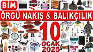 BİM DOLU DOLU CUMA | BİM ÖRGÜ NAKIŞ VE BALIKÇILIK BU CUMA | BİM AKTÜEL | BİM 10 OCAK 2025 KATALOĞU