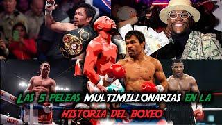 Las 5 peleas multimillonarias en la historia del boxeo