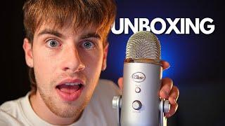 ASMR Unboxing The BLUE YETI | Best MIC For ASMR?