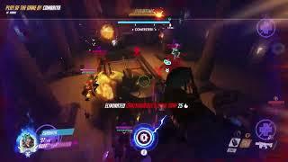 Overwatch: Junkfood Junkrat Quintuple Tire Kill Play (Rialto, Total Mayhem) - 6/9/22