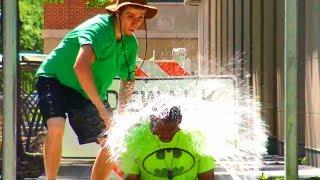 Throwing Water Balloons at People Prank Part 2