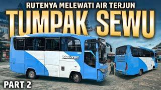 Naik Bus Lumajang - Malang via Piket Nol  Rutenya Melewati Banyak Wisata Air Terjun!