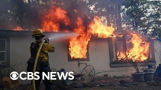 Latest on the wildfires raging in Canada and California