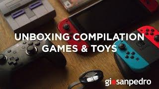 Unboxing Compilation - Nintendo Switch, Games & Toys | ASMR | Volume 1