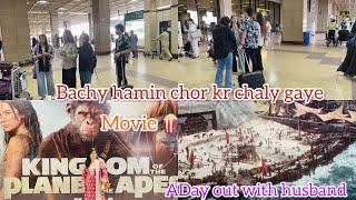 Bachay hame chor kar kahan ja rahe hain?|| Movie Day With Husband|| Karachi To Islamabad️