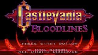 Castlevania:Bloodlines (Sega Genesis) Walkthrough No Commentary