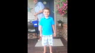 Boy peed his pants during Ice bucket challenge