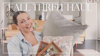 FALL THRIFT HAUL | Thrifting for Fall Home Decor & Fall Home Decor on a Budget!