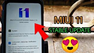 Finally MIUI 11 Stable Update for Redmi