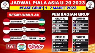 Jadwal Piala Asia U 20 2023 - Indonesia vs Uzbekistan - Indonesia vs Irak - Piala Asia U20 2023