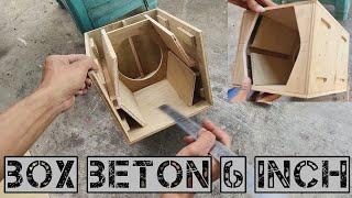 CARA MEMBUAT MINIATUR BOX BETON BREWOG AUDIO 6 INCH