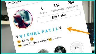 How to change instagram name font style | in Hindi | make your Instagram profile look cool