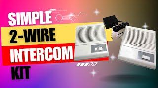 Simple 2-Wire Wired Intercom System Review