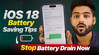 iOS 18 battery saving tips l Stop your iPhone battery drain now. 🪫