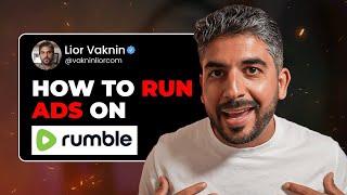 How To Create Rumble Ads in 5 Minutes