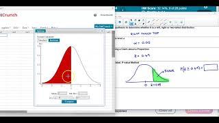 Math 14 8.1.14 Is the hypothesis test two-tailed, left-tailed, or​ right-tailed? Find the​ P-value.