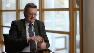 »Herr Grindel...!« - DFB-Präsident Reinhard Grindel bricht Interview vor laufender Kamera ab