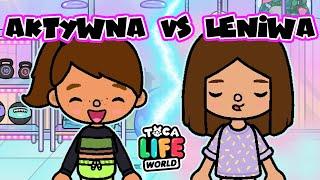  Aktywna vs  Leniwa: Dwa Światy  historyjka Toca Boca Life World  #tocaboca