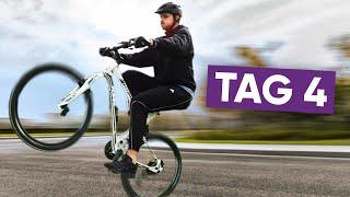 Wheelie auf Fahrrad lernen in 5 Tagen (Selbstexperiment)