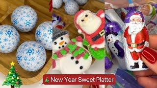 New Year themed Sweet Platter  asmr