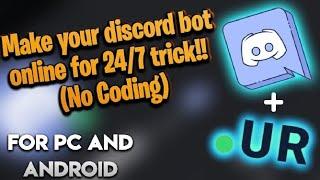 How to make your discord bot online Forever in 6 mins!! (24/7) - No coding