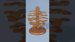 Helicone Wooden Toy #mechanicalprinciple #mechanicalprinciples