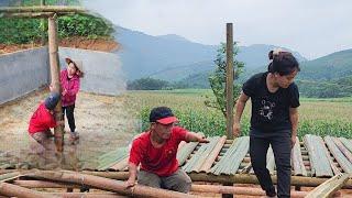 A 17-year-old single mother and disabled father worked together to make bamboo floors