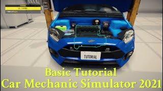 Car Mechanic Simulator 2021 Basic Tutorial PS4 Gameplay