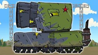 Советский КВ-44 #multan #gerand #homeanimations #tank #shorts #cartoons