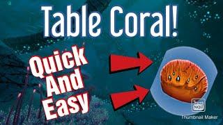 How to get Table Coral | Subnautica Below Zero