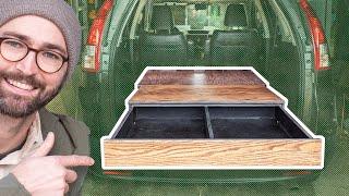 Collapsible Removable Platform and Drawers *Free Plans