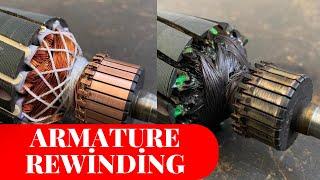What are the DC Motor Armature Winding Winding Techniques? Rotor Winding