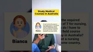 Study medical course in Australia (FAQ!) #shorts #studyinaustralia #medicalcourses